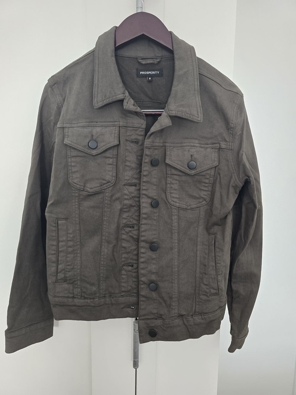 Women's Olive Green Denim Jacket